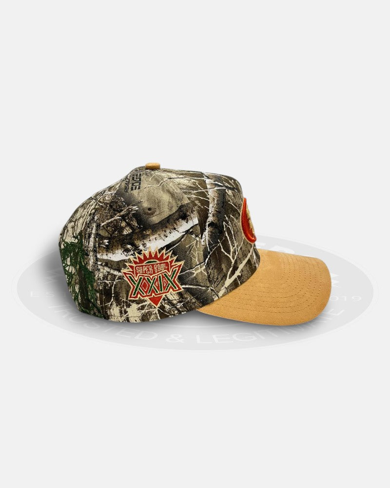 San Francisco Giants Real Tree Super Bowl XXIX A-Frame 9Forty Snapback Hat