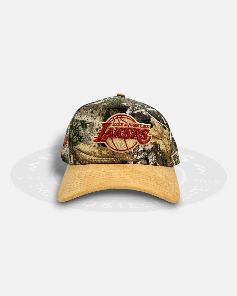 Los Angeles Lakers Real Tree A-Frame 9Forty Snapback Hat