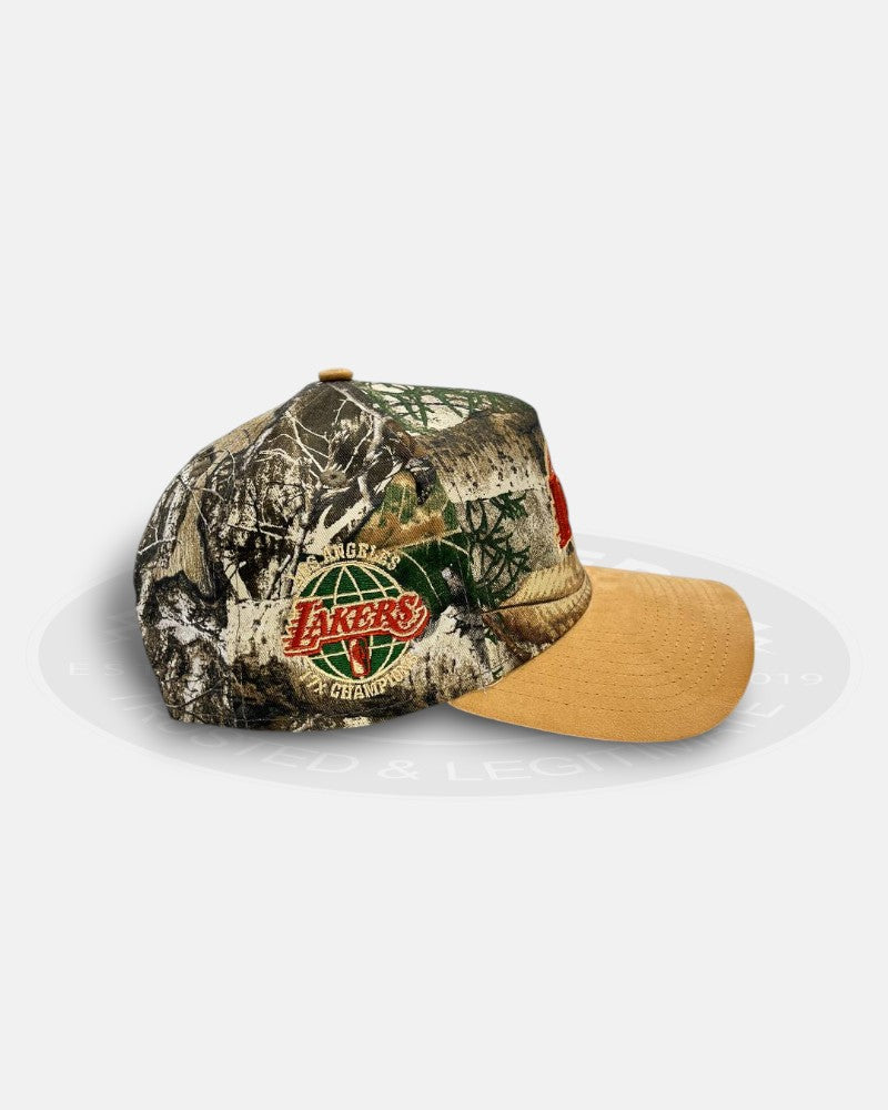 Los Angeles Lakers Real Tree A-Frame 9Forty Snapback Hat