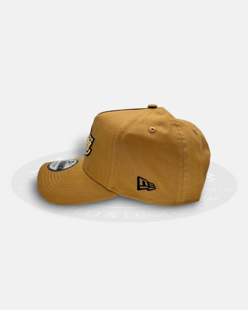 Los Angeles Lakers Brown Wheat 9Forty A-Frame Snapback Hat