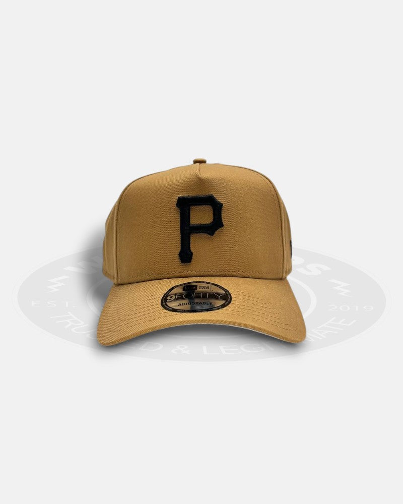 Pittsburgh Pirates Brown Wheat 9Forty A-Frame Snapback Hat