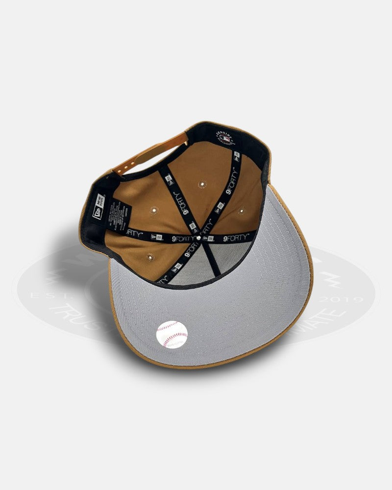 Boston Red Sox Wheat Dome 9FORTY A-Frame Snapback Hat