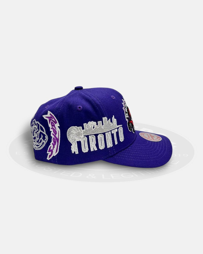 Toronto Raptors Highway Black Adjustable Fit Snapback Hat