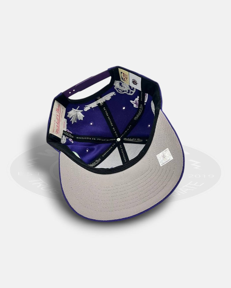 Toronto Raptors Highway Black Adjustable Fit Snapback Hat