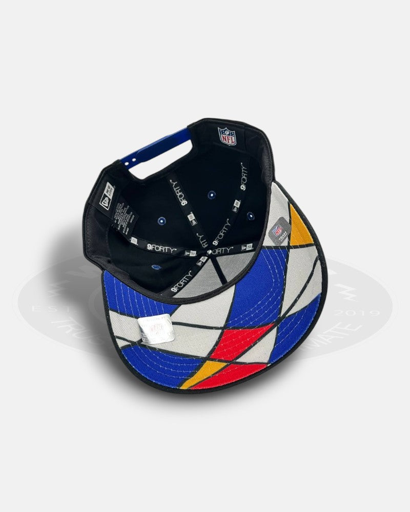 Los Angeles Raiders Mosaic Super Bowl XVIII A-Frame 9Forty Snapback Hat