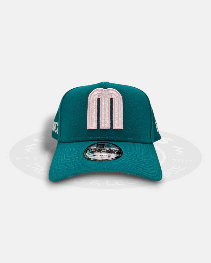Mexican Baseball League Aqua Marine 9Forty A-Frame Snapback Hat