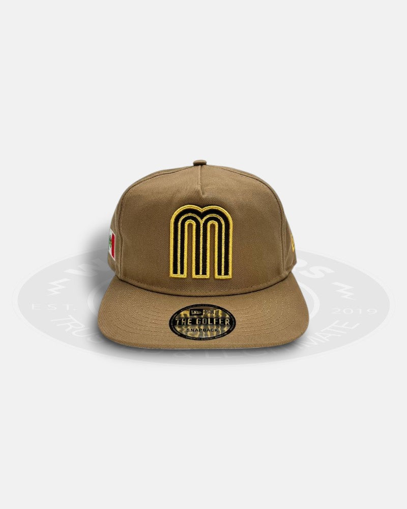 Mexico National Team Monogram Golfer Snapback Hat