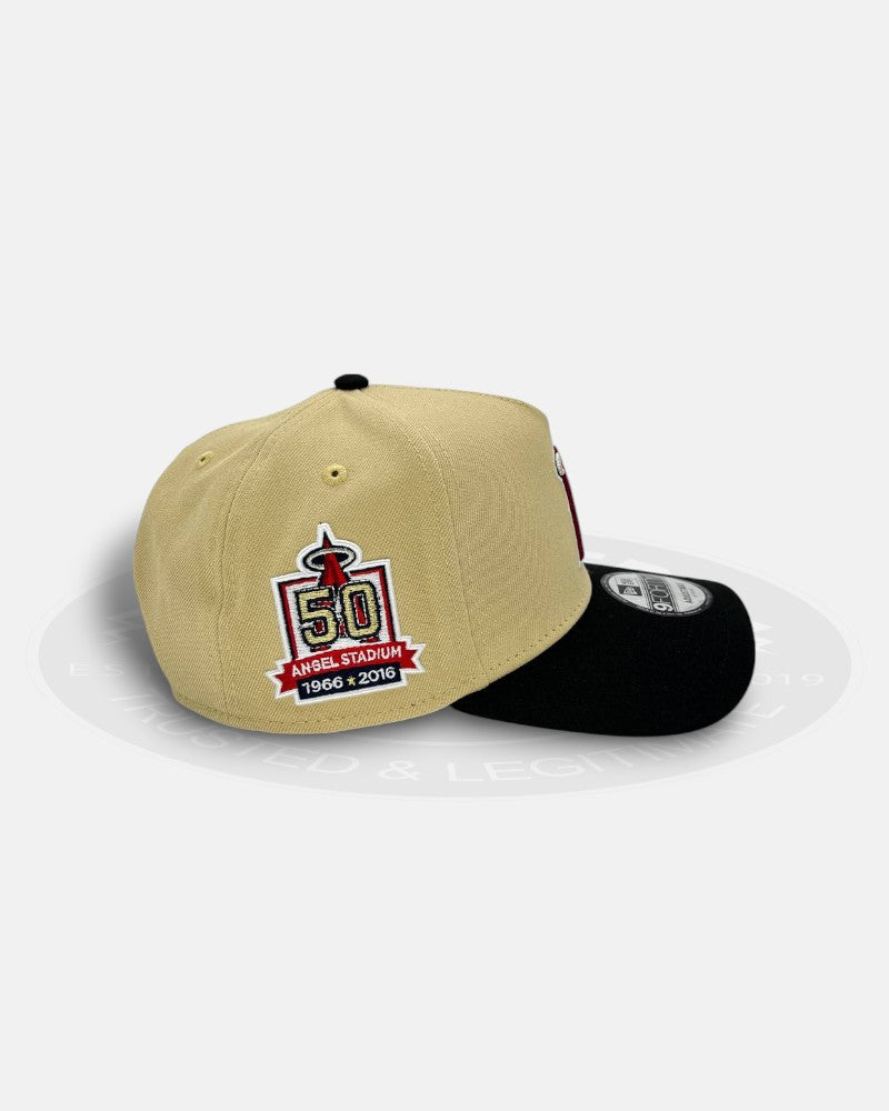 Los Angeles Angels 1966-2016 50th Year Angel Stadium Two Tone 9Forty A-Frame Snapback Hat