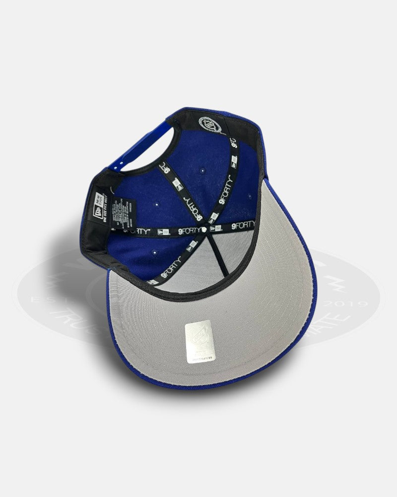 Tampa Bay Lightning Logo 9Forty A-Frame Snapback Hat