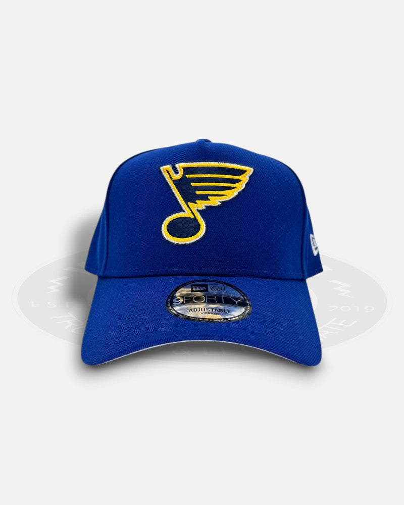 St Louis Blues Logo 9Forty A-Frame Snapback Hat
