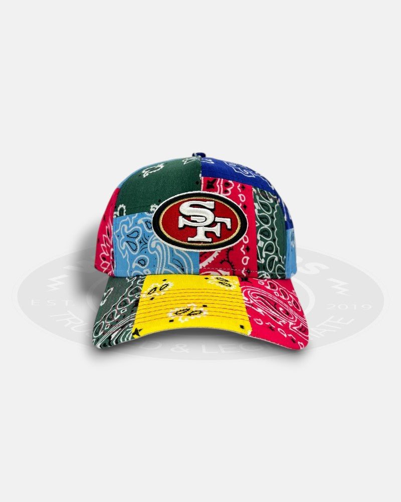 San Francisco 49ers Colored Paisley Patch 9Forty A-Frame Snapback Hat