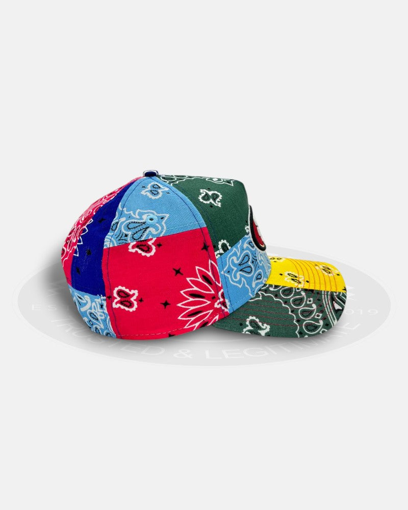 San Francisco 49ers Colored Paisley Patch 9Forty A-Frame Snapback Hat