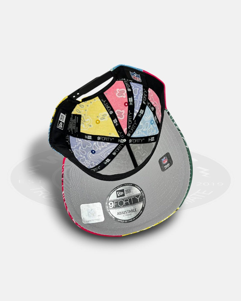 Atlanta Falcons Colored Paisley Patch 9Forty A-Frame Snapback Hat