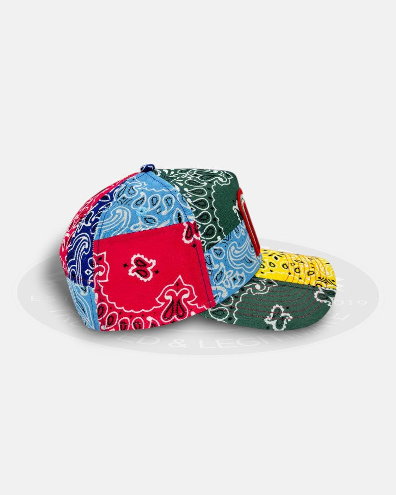 Mexican Baseball League Colored Paisley Patch 9Forty A-Frame Snapback Hat