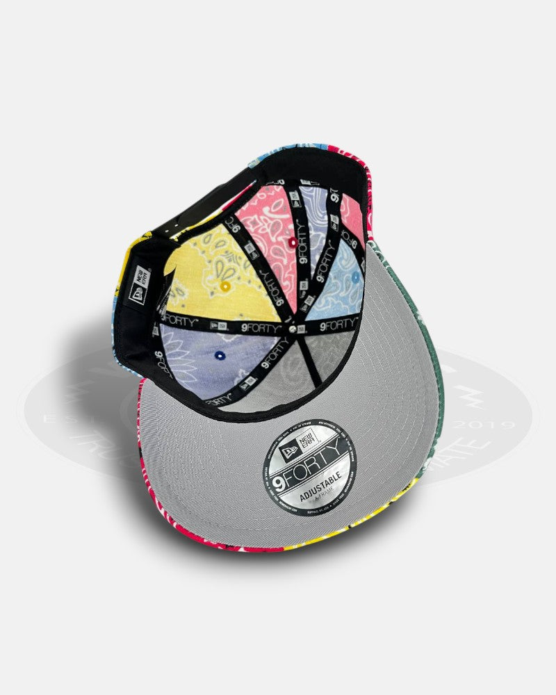 Mexican Baseball League Colored Paisley Patch 9Forty A-Frame Snapback Hat
