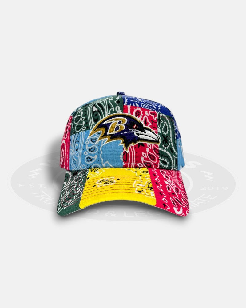 Baltimore Ravens Colored Paisley Patch 9Forty A-Frame Snapback Hat