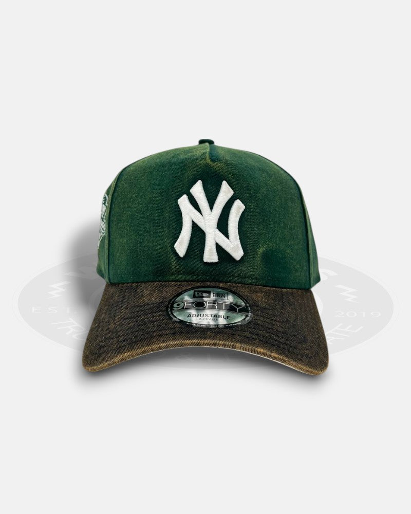 New York Yankees 2000 World Series Acid Washed 9Forty A-Frame Strapback Hat
