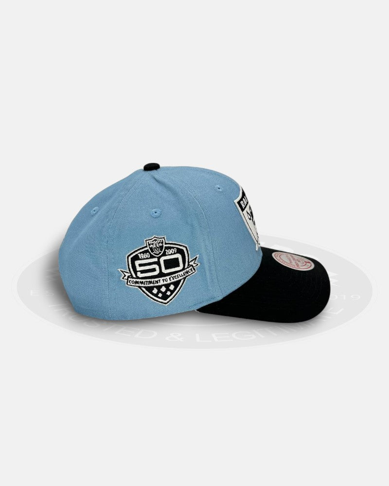 Las Vegas Raiders 1960-2009 50th Commitment to Excellence Pro Crown Snapback Hat