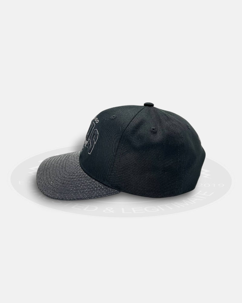 Chicago Bulls Leather Snakeskin Snapback Hat