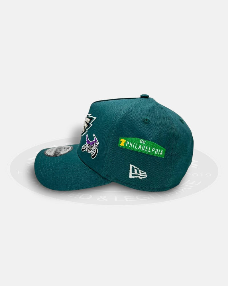 Philadelphia Eagles City Icons 9Forty A-Frame Snapback Hat