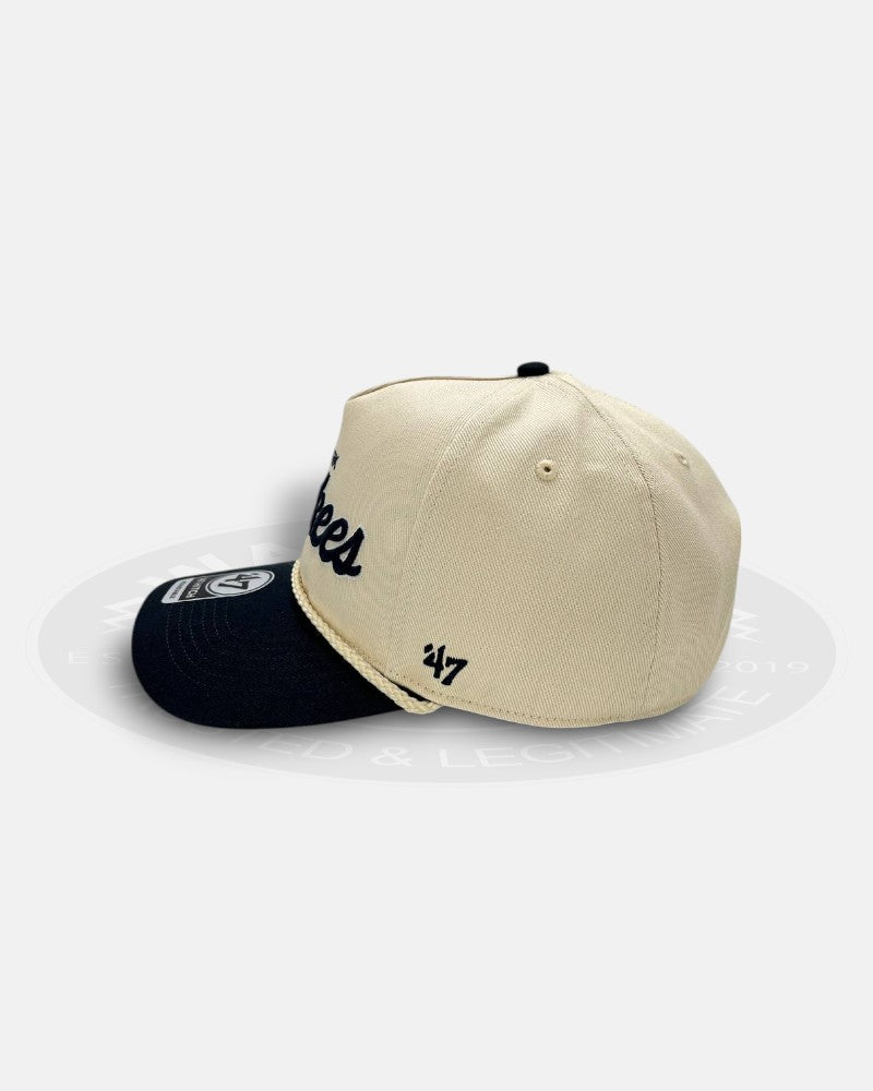 New York Yankees Script Rope 47 Hitch Adjustable Snapback Hat