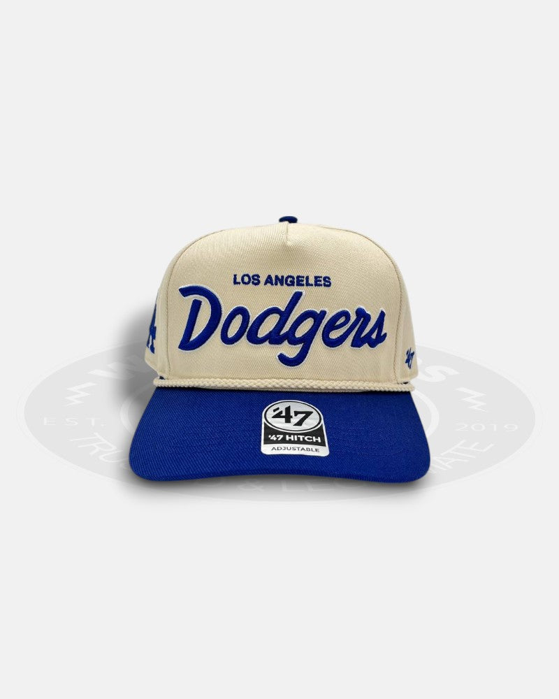 Los Angeles Dodgers Script Rope 47 Hitch Adjustable Snapback Hat