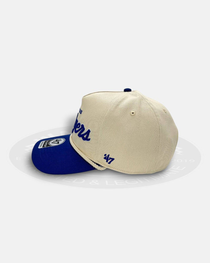 Los Angeles Dodgers Script Rope 47 Hitch Adjustable Snapback Hat