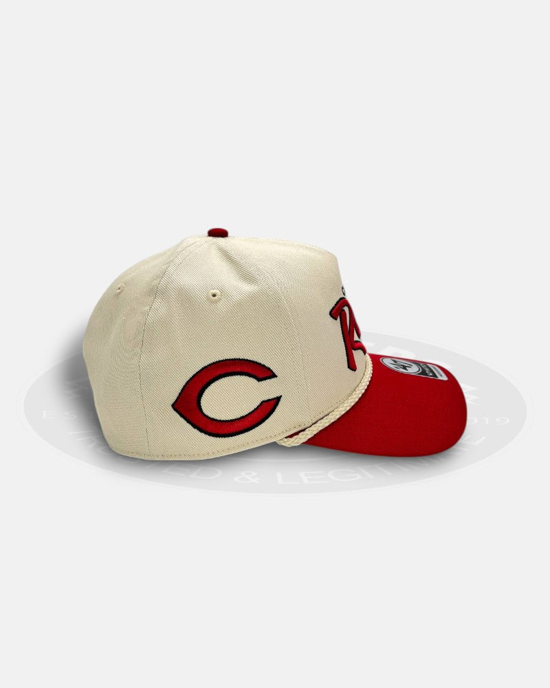 Cincinnati Reds Script Rope 47 Hitch Adjustable Snapback Hat