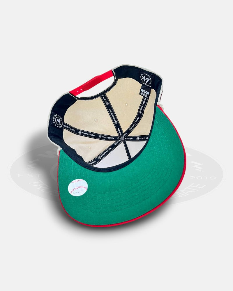 Cincinnati Reds Script Rope 47 Hitch Adjustable Snapback Hat