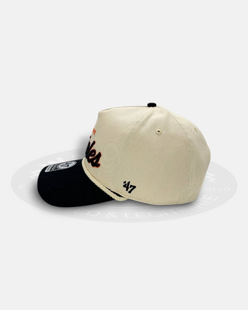 Baltimore Orioles Script Rope 47 Hitch Adjustable Snapback Hat