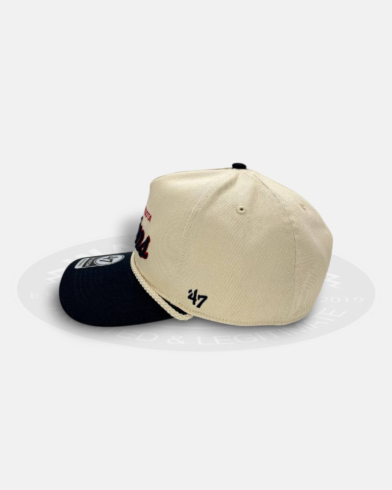 Minnesota Twins Script Rope 47 Hitch Adjustable Snapback Hat
