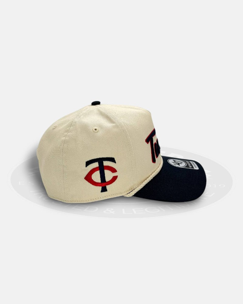 Minnesota Twins Script Rope 47 Hitch Adjustable Snapback Hat
