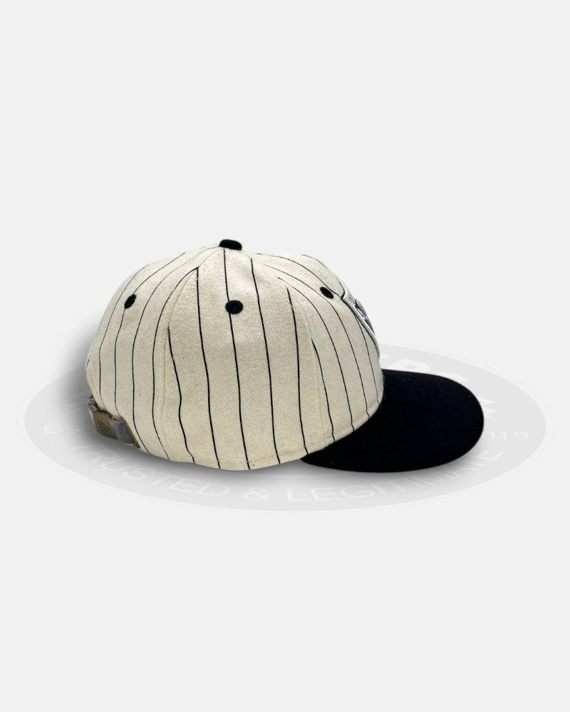 Los Angeles Raiders Melton Pinstripe Retro Crown 9Fifty Strapback Hat