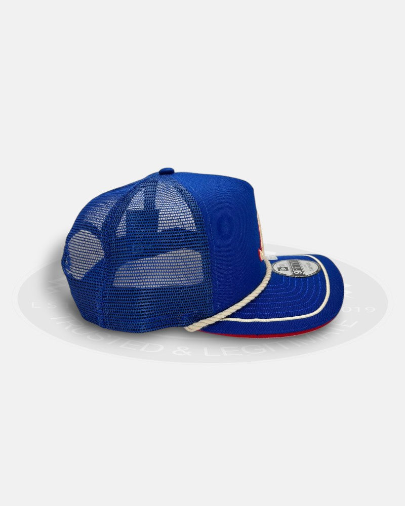 Atlanta Braves Rope Trucker 9Fifty A-Frame Snapback Hat