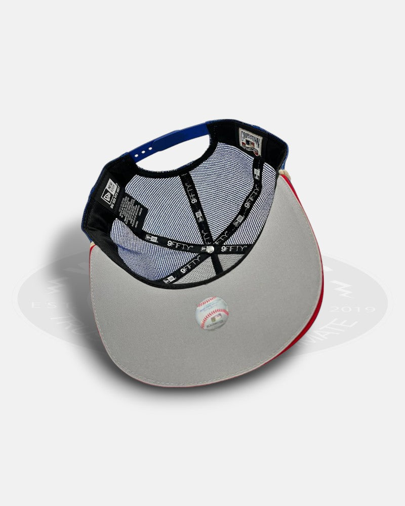 Atlanta Braves Rope Trucker 9Fifty A-Frame Snapback Hat