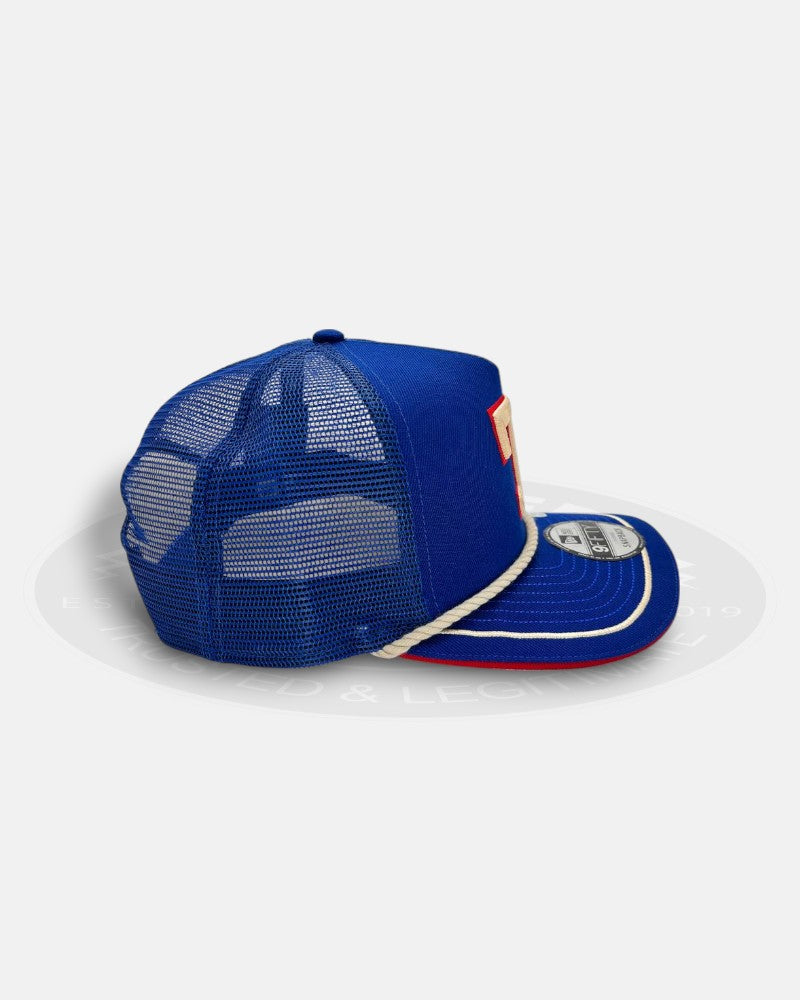 Texas Rangers Rope Trucker 9Fifty A-Frame Snapback Hat