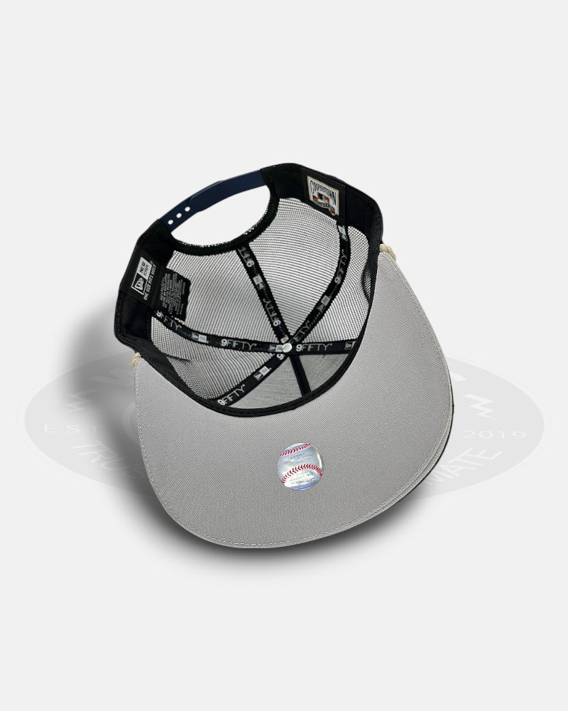 New York Yankees Rope Trucker 9Fifty A-Frame Snapback Hat