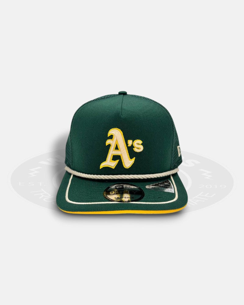 Oakland Athletics Rope Trucker 9Fifty A-Frame Snapback Hat