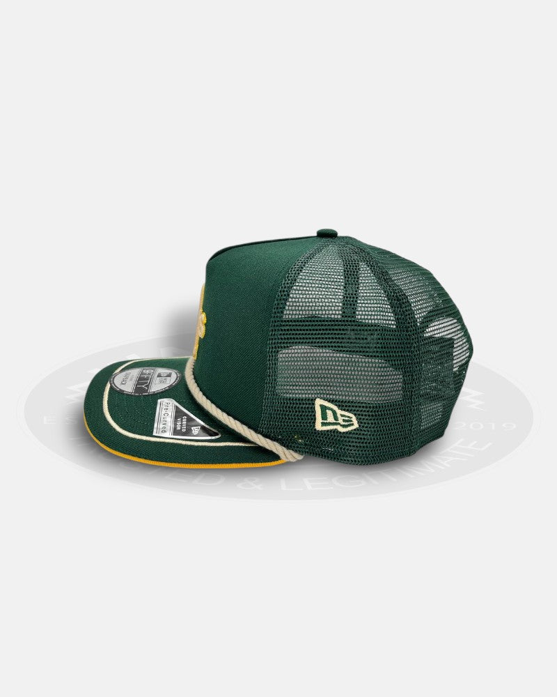 Oakland Athletics Rope Trucker 9Fifty A-Frame Snapback Hat