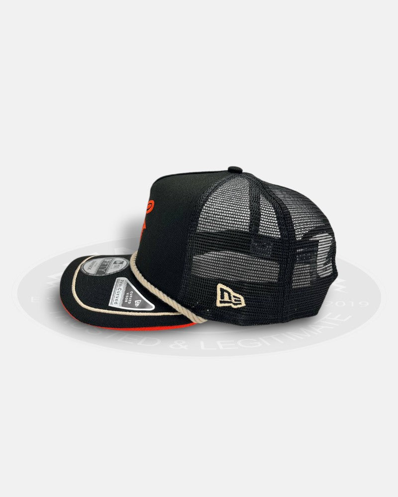 Baltimore Orioles Rope Trucker 9Fifty A-Frame Snapback Hat