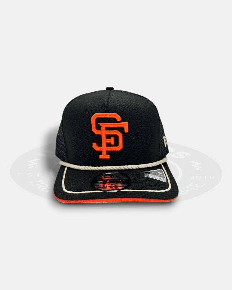 San Francisco Giants Rope Trucker 9Fifty A-Frame Snapback Hat