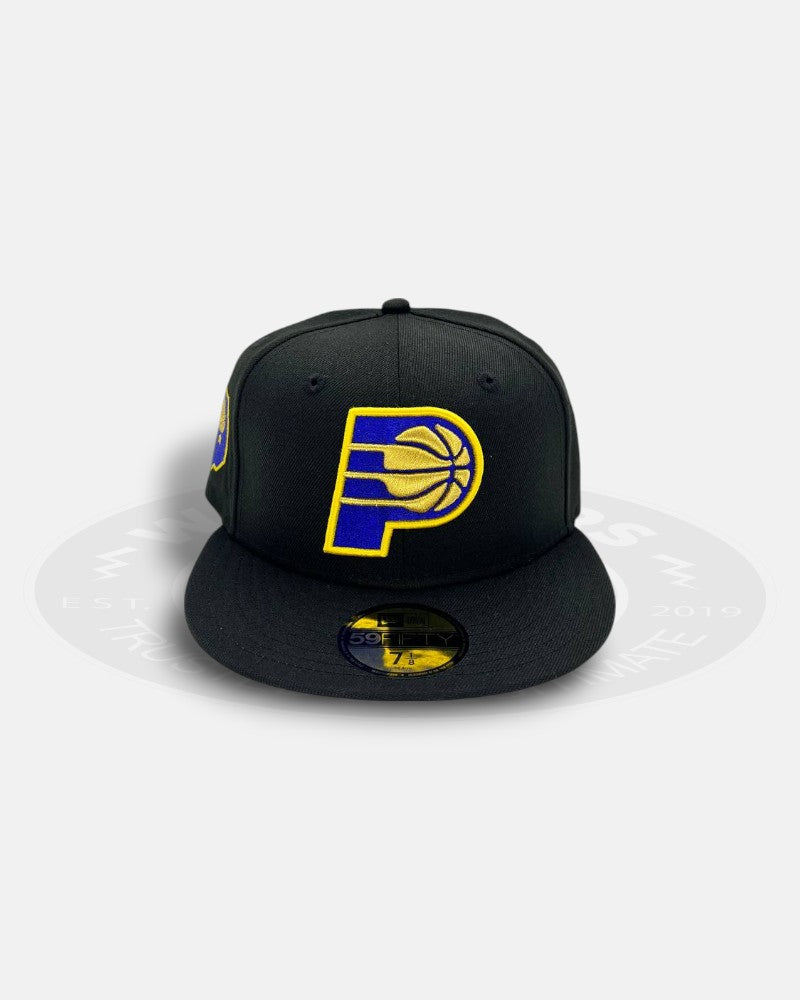 Indiana Pacers Logo Black 59Fifty Fitted Hat