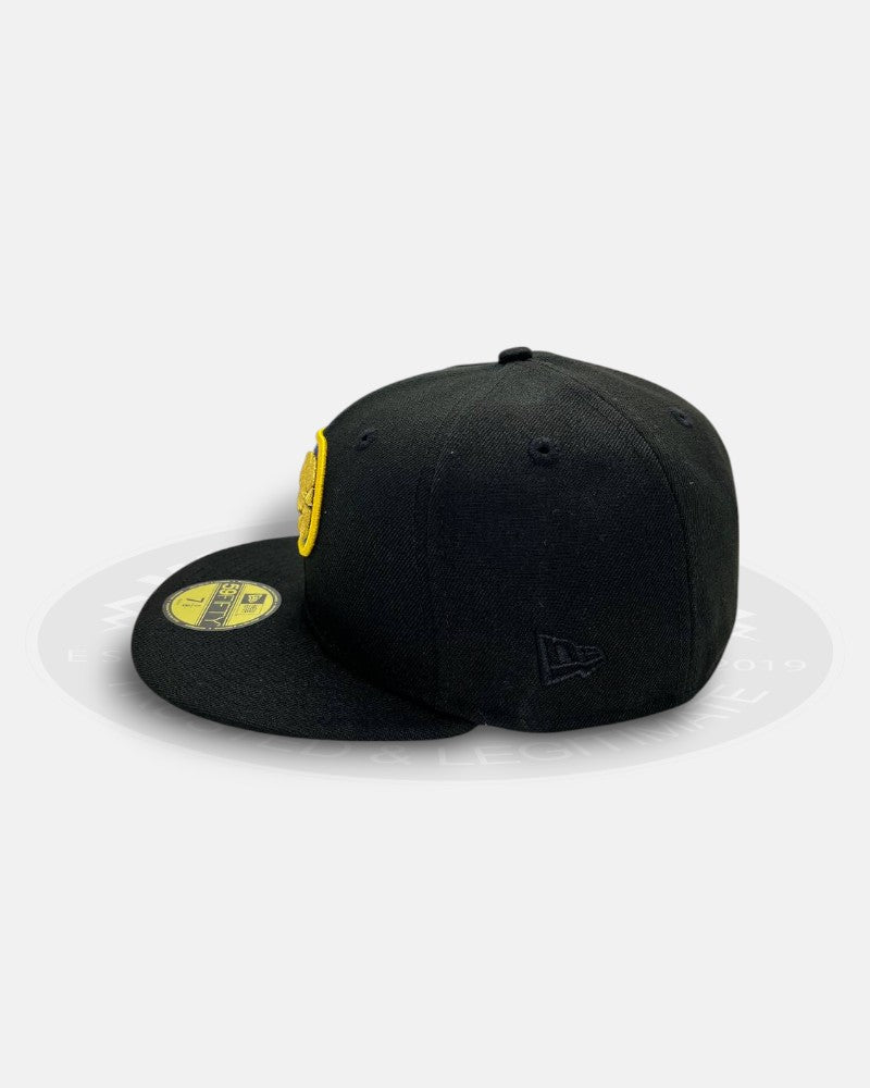 Indiana Pacers Logo Black 59Fifty Fitted Hat