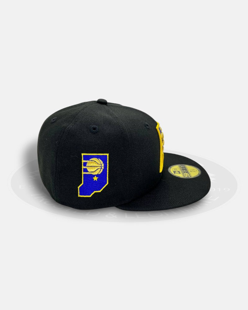 Indiana Pacers Logo Black 59Fifty Fitted Hat