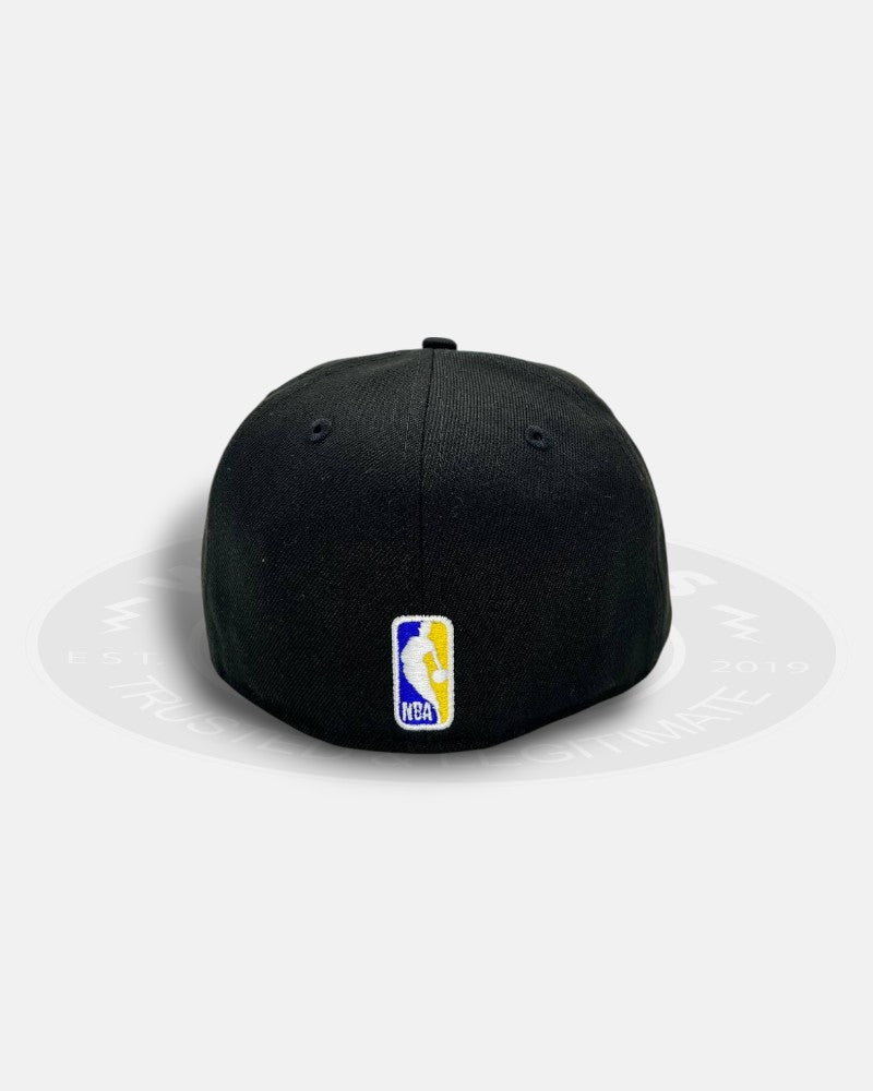 Indiana Pacers Logo Black 59Fifty Fitted Hat