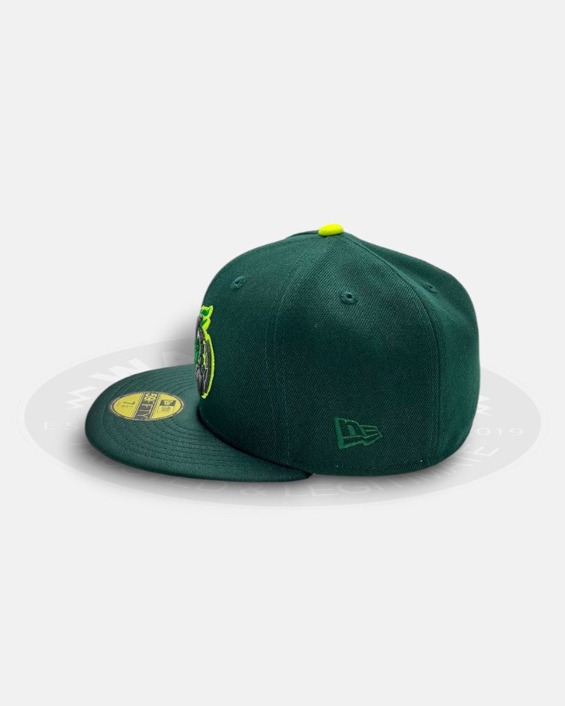 Akron RubberDucks Team Logo Glow in the Dark 59Fifty Fitted Hat