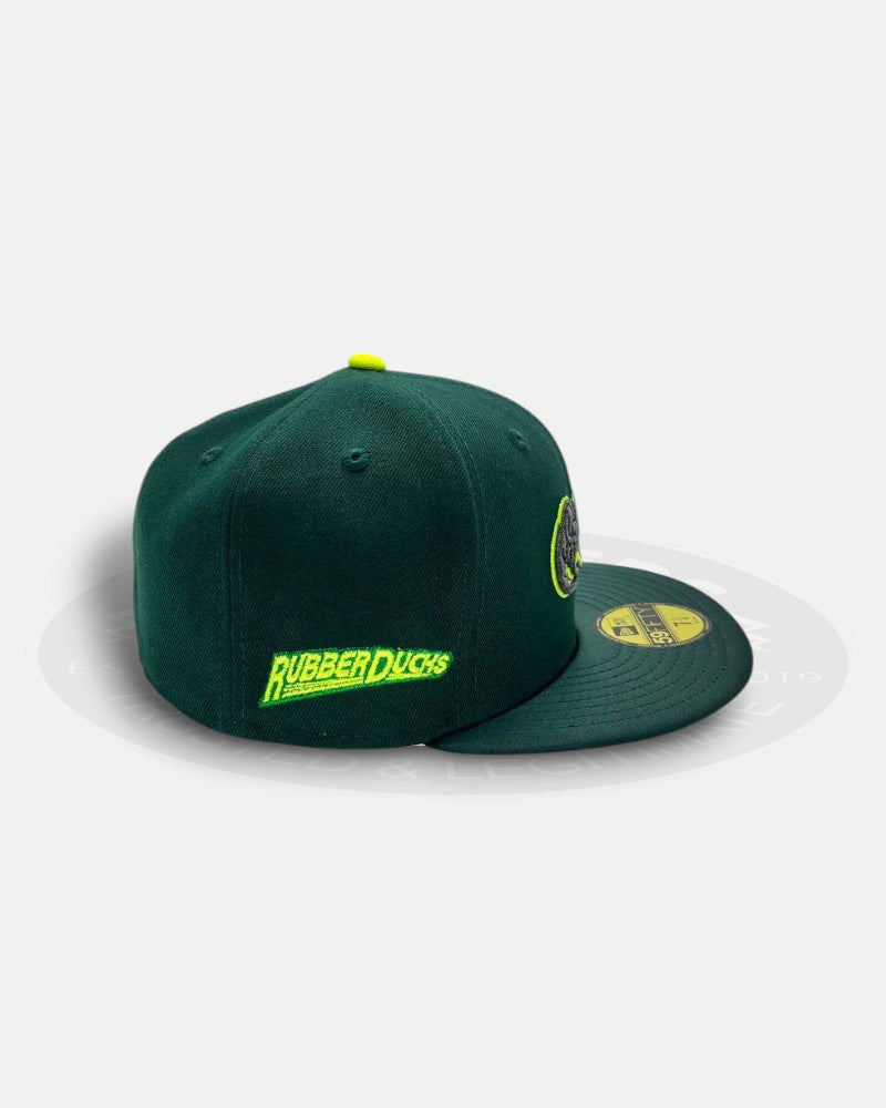 Akron RubberDucks Team Logo Glow in the Dark 59Fifty Fitted Hat