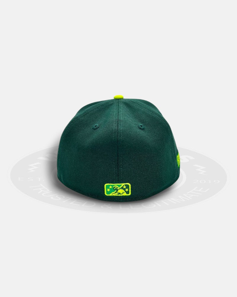 Akron RubberDucks Team Logo Glow in the Dark 59Fifty Fitted Hat