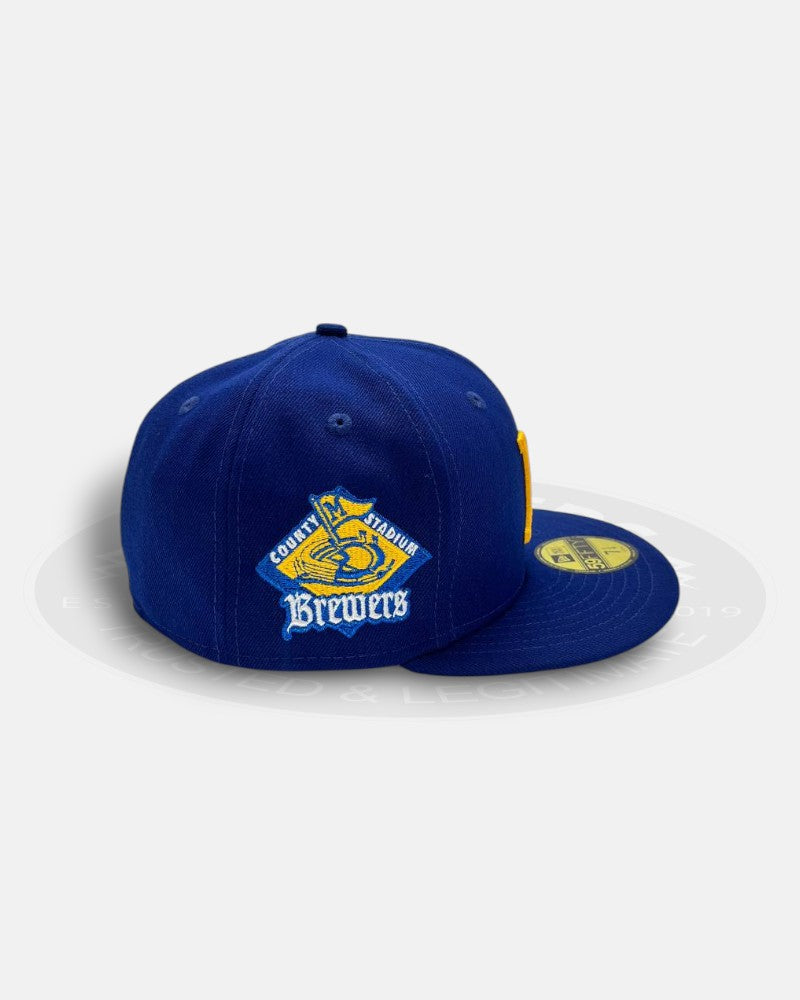 Milwaukee Brewers County Stadium Throwback 59FIFTY Fitted Hat