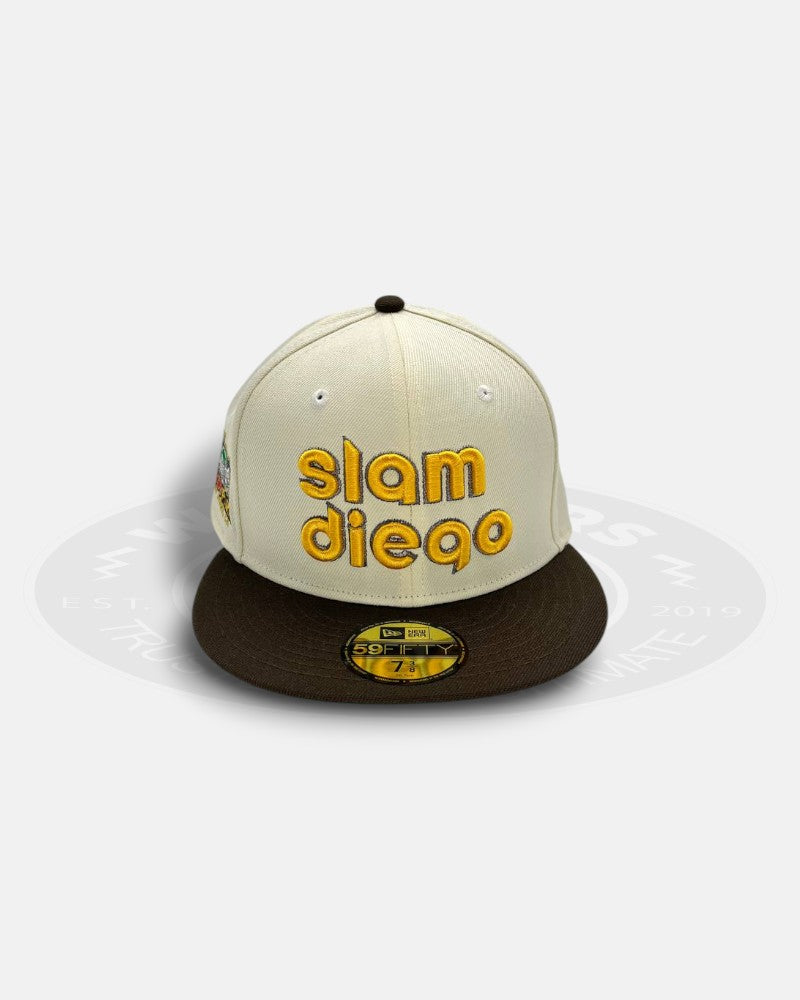 San Diego Padres Slam Petco Park Two Tone Black 59Fifty Fitted Hat